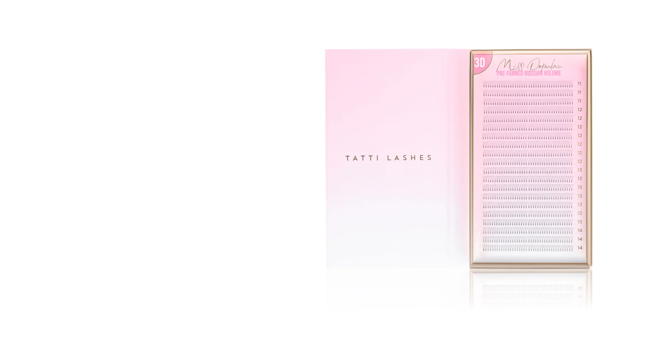 3D Mixed-Length Pre Russian Lashes XL - Image 5