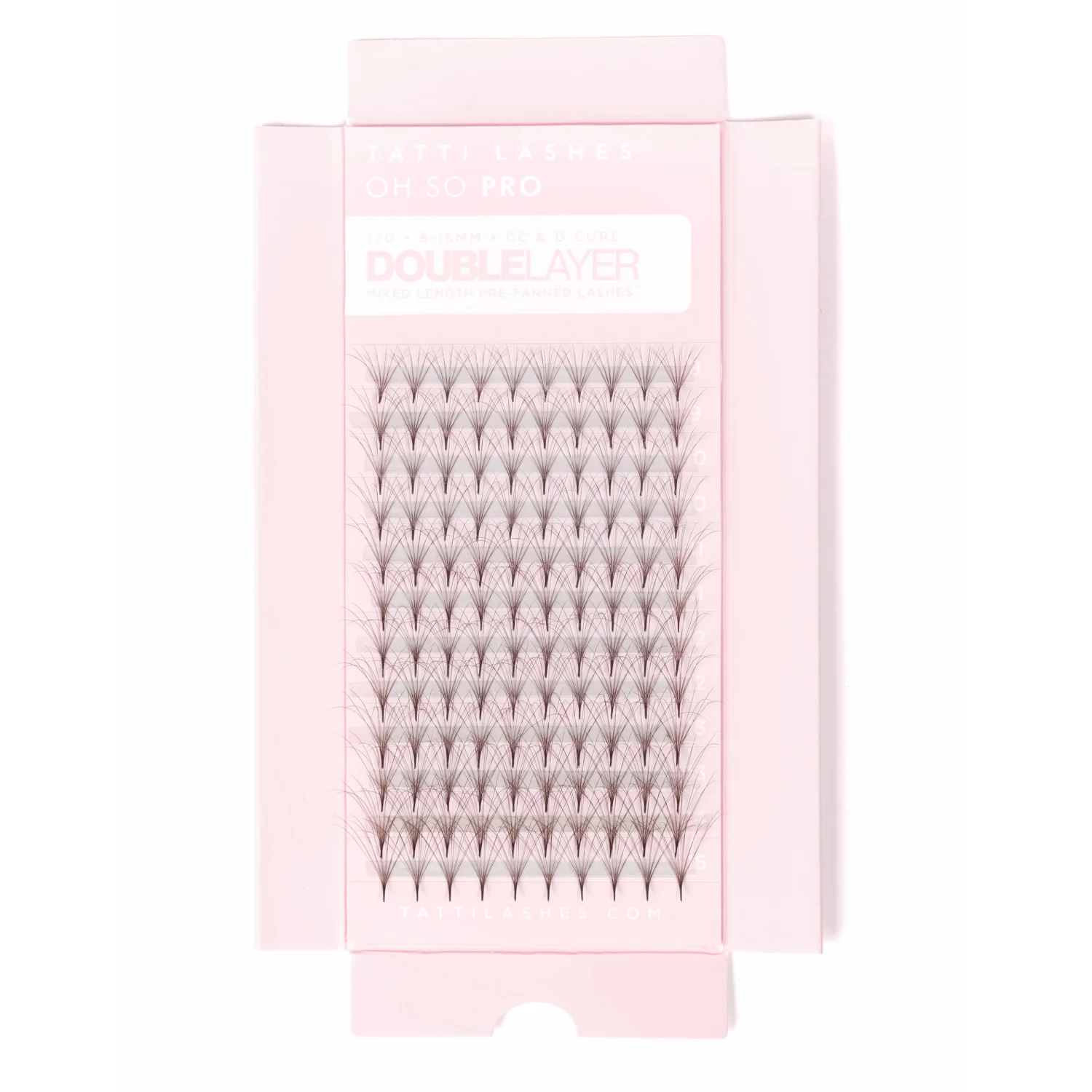 Double Up Black Brown 12D Pre-Fanned Russians - Image 3