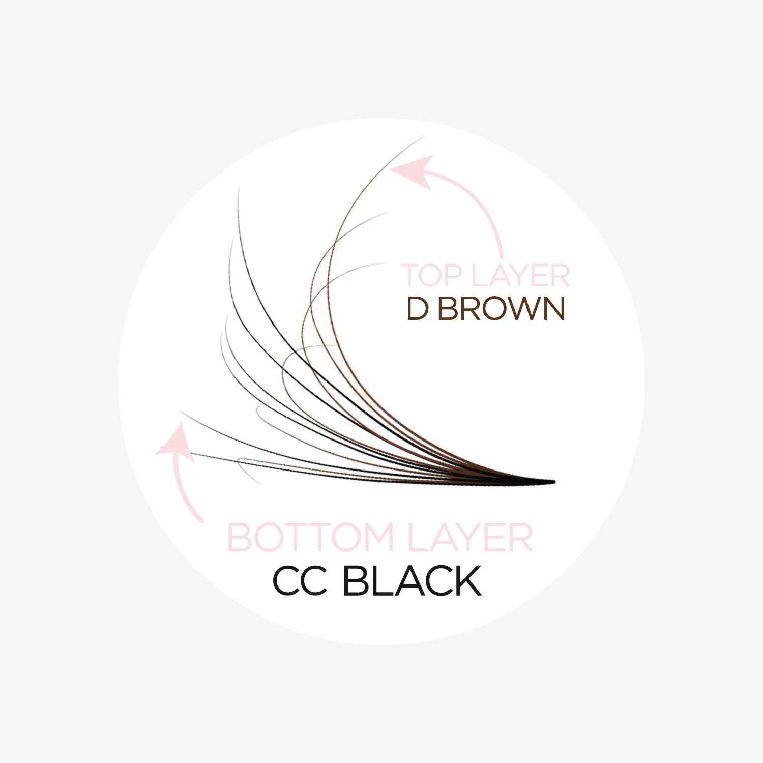 Double Up Black Brown 12D Pre-Fanned Russians - Image 5