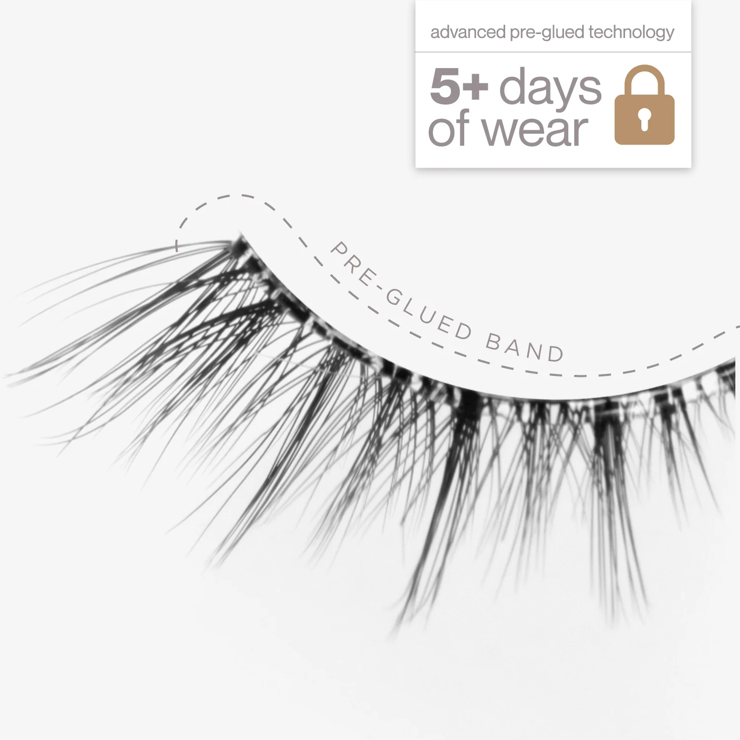 Kika Pre-Glued Half Lashes - Image 3