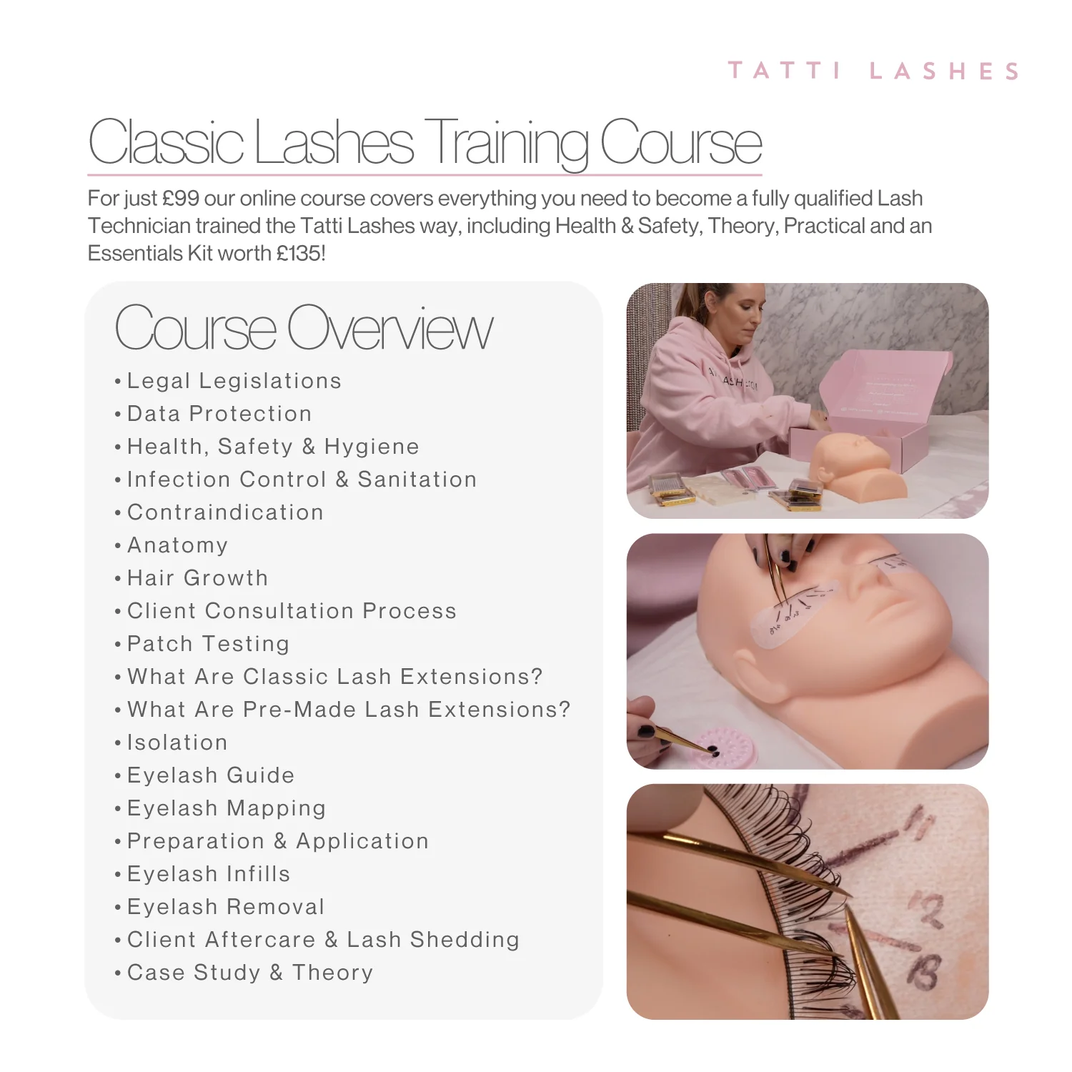 Online Classic Lashes Training Course with Kit - Image 4